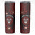 Personalised Easter Island Skinny Tumbler Hibiscus Polynesian Tribal Pattern