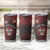 Personalised Easter Island Tumbler Cup Hibiscus Polynesian Tribal Pattern