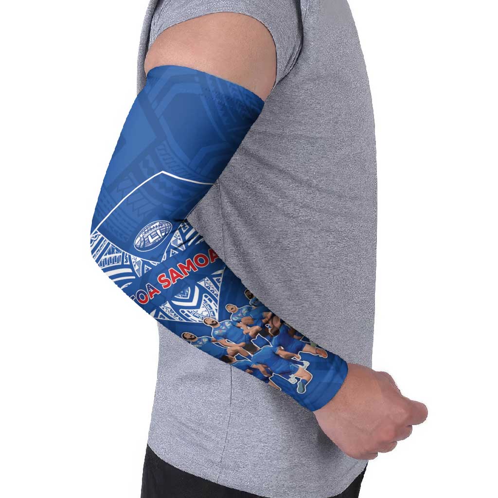 Toa Samoa Arm Sleeves Samoan Warrior Spirit Rugby - Polynesian Pride