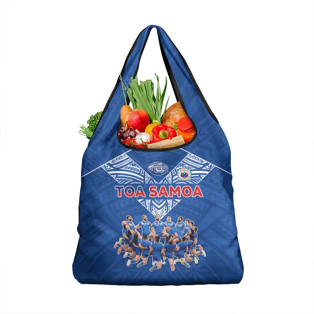 Toa Samoa Grocery Bag Samoan Warrior Spirit Rugby - Polynesian Pride
