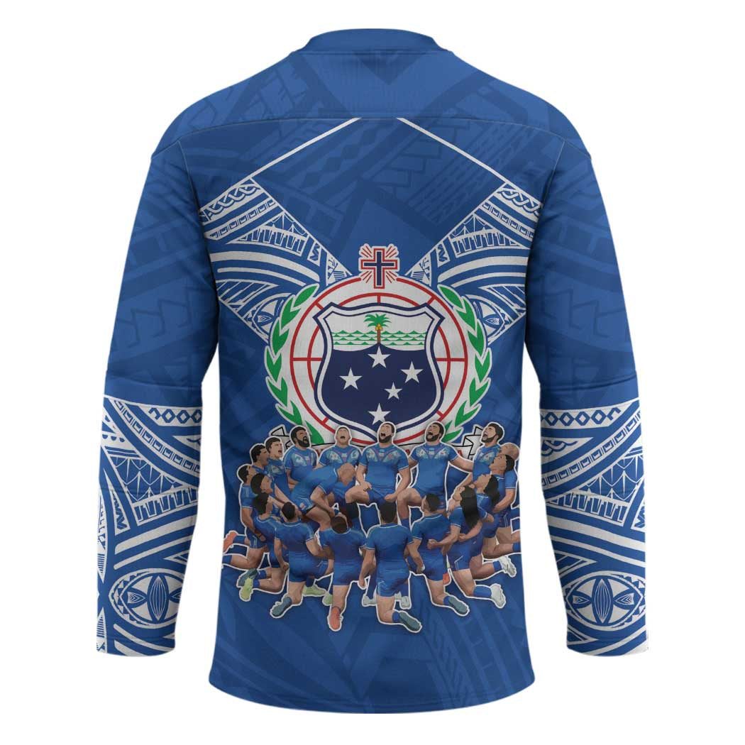 Toa Samoa Hockey Jersey Samoan Warrior Spirit Rugby - Polynesian Pride