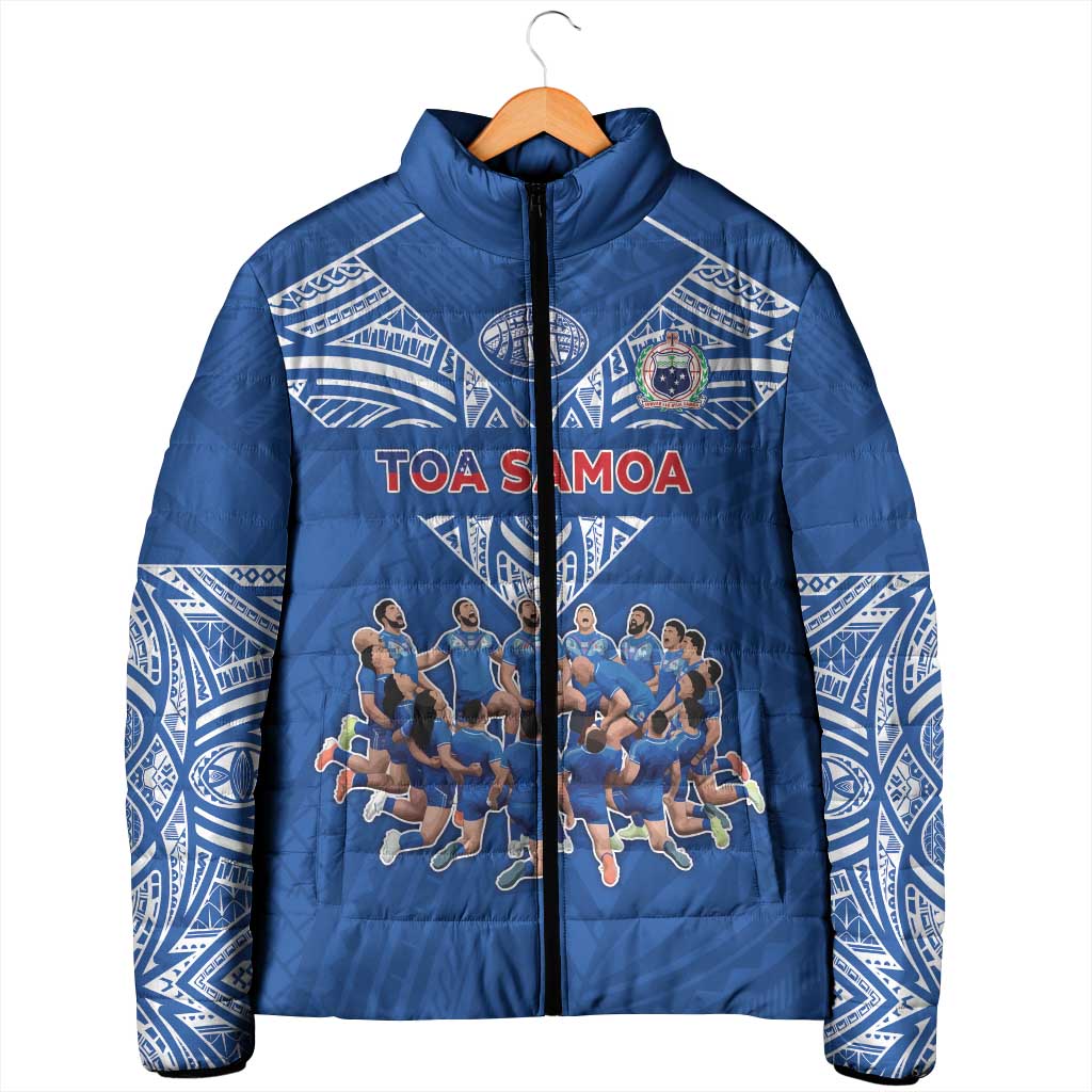 Toa Samoa Padded Jacket Samoan Warrior Spirit Rugby - Polynesian Pride