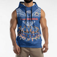 Toa Samoa Sleeveless Hoodie Samoan Warrior Spirit Rugby - Polynesian Pride