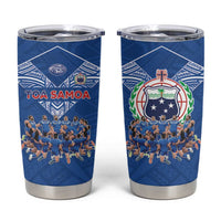 Toa Samoa Tumbler Cup Samoan Warrior Spirit Rugby - Polynesian Pride