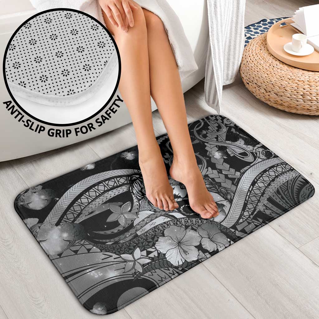 Maori Romantic Valentine Bathroom Set The Hongi Kiss Black Galaxy
