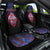 Guam Car Seat Cover Chamorro Seal Tribal Scratch Design - Polynesian Pride