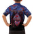 Personalised Guam Family Matching Long Sleeve Bodycon Dress and Hawaiian Shirt Chamorro Seal Tribal Scratch Design - Polynesian Pride
