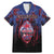 Personalised Guam Family Matching Mermaid Dress and Hawaiian Shirt Chamorro Seal Tribal Scratch Design - Polynesian Pride