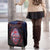 Guam Luggage Cover Chamorro Seal Tribal Scratch Design - Polynesian Pride