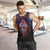 Personalised Guam Men Tank Top Chamorro Seal Tribal Scratch Design - Polynesian Pride