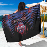 Guam Sarong Chamorro Seal Tribal Scratch Design - Polynesian Pride