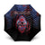 Guam Umbrella Chamorro Seal Tribal Scratch Design - Polynesian Pride