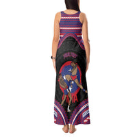 Personalised Samoa Mixed Martial Arts Tank Maxi Dress Flying Knee Of Samoan - Polynesian Pride