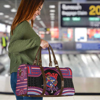 Samoa Mixed Martial Arts Travel Bag Flying Knee Of Samoan - Polynesian Pride