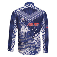 Personalised Samoa Rugby Family Matching Off Shoulder Maxi Dress and Hawaiian Shirt Pacific Warrior Glory - Polynesian Pride