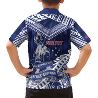 Personalised Samoa Rugby Family Matching Summer Maxi Dress and Hawaiian Shirt Pacific Warrior Glory - Polynesian Pride