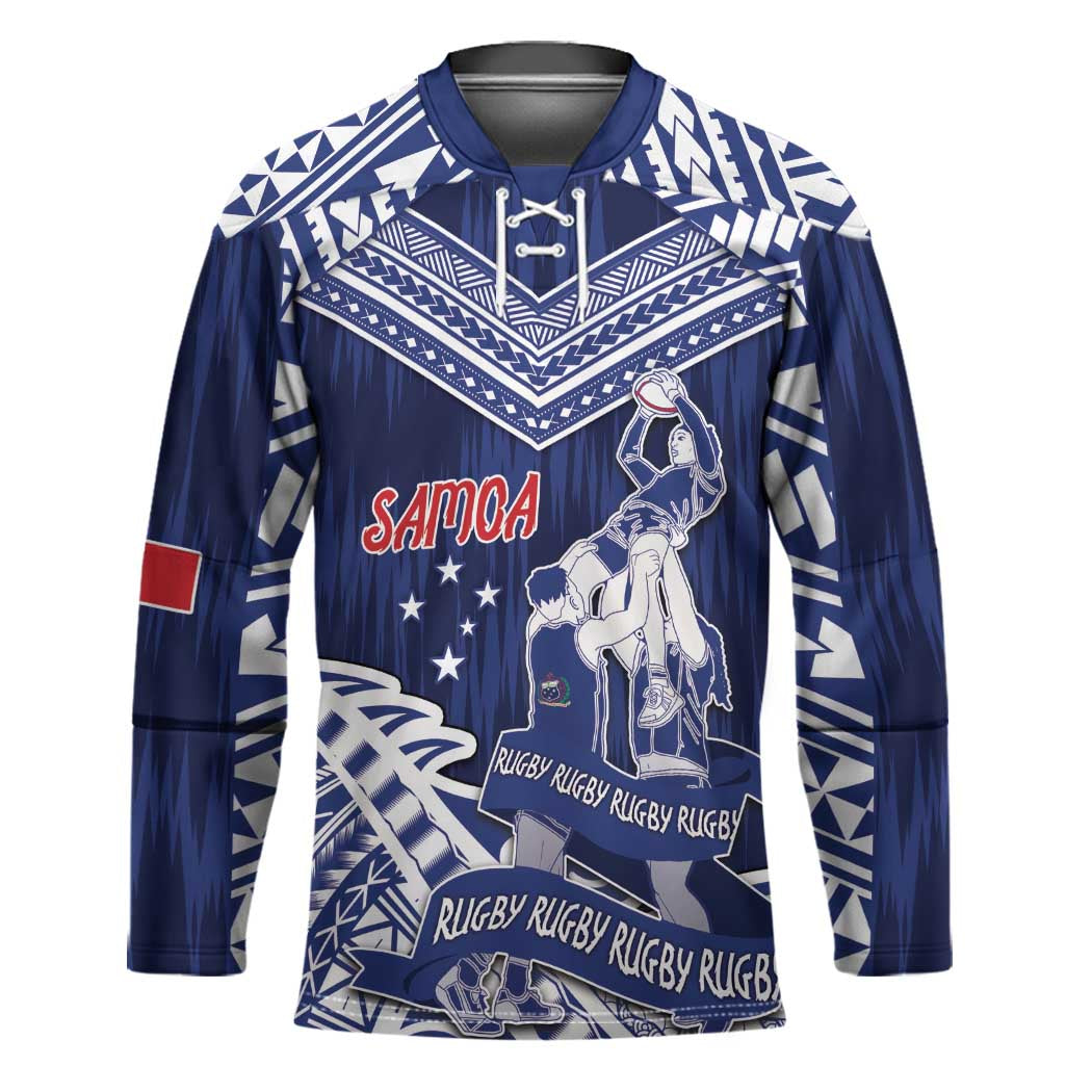 Personalised Samoa Rugby Hockey Jersey Pacific Warrior Glory - Polynesian Pride