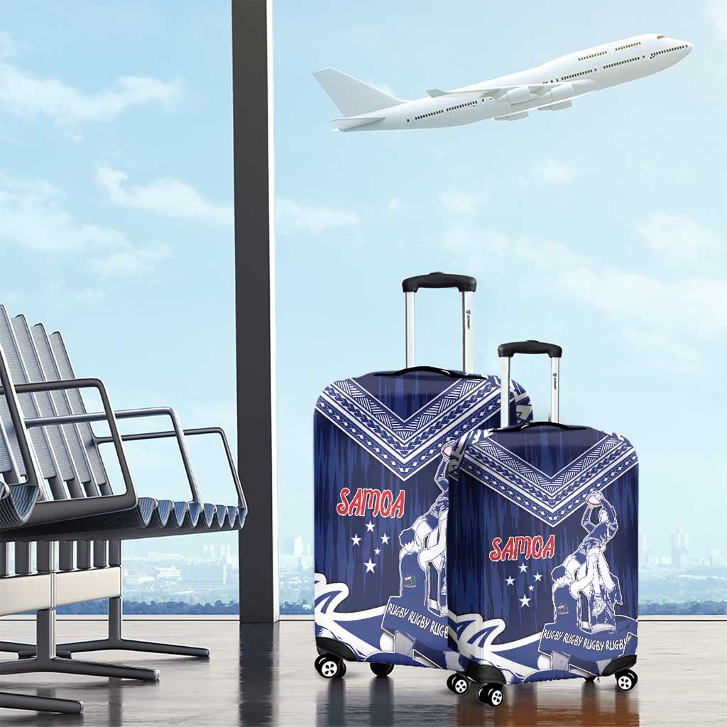 Samoa Rugby Luggage Cover Pacific Warrior Glory - Polynesian Pride