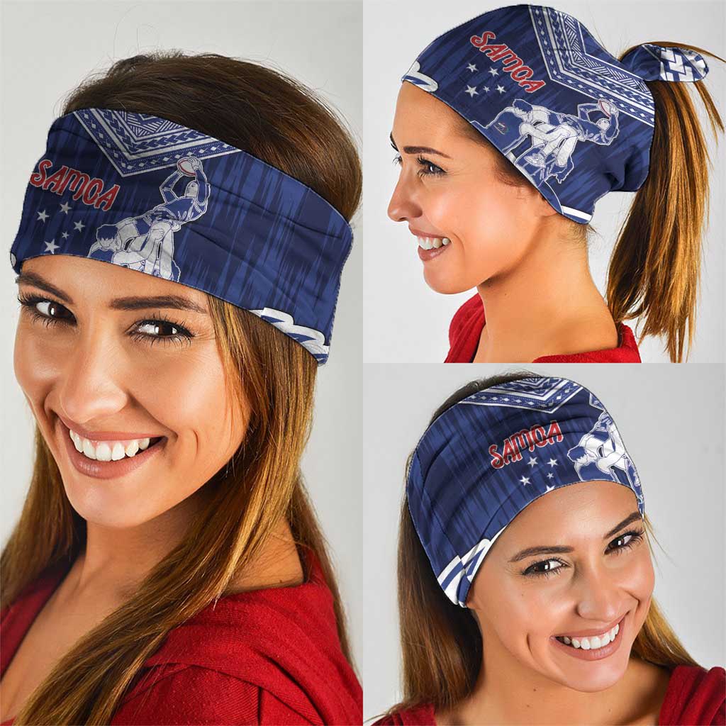 Samoa Rugby Neck Gaiter Pacific Warrior Glory - Polynesian Pride