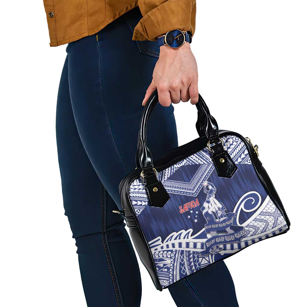 Samoa Rugby Shoulder Handbag Pacific Warrior Glory - Polynesian Pride