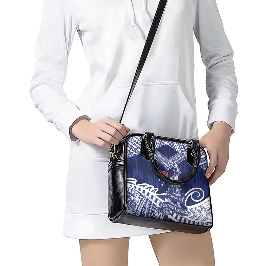 Samoa Rugby Shoulder Handbag Pacific Warrior Glory - Polynesian Pride