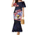 Personalized American Samoa Family Matching Mermaid Dress and Hawaiian Shirt Bald Eagle With Polynesian Pattern - Polynesian Pride