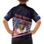 Personalized American Samoa Family Matching Off Shoulder Short Dress and Hawaiian Shirt Bald Eagle With Polynesian Pattern - Polynesian Pride