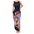 Personalized American Samoa Family Matching Tank Maxi Dress and Hawaiian Shirt Bald Eagle With Polynesian Pattern - Polynesian Pride