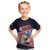 Personalized American Samoa Kid T Shirt Bald Eagle With Polynesian Pattern - Polynesian Pride