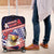 American Samoa Luggage Cover Bald Eagle With Polynesian Pattern - Polynesian Pride