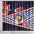 American Samoa Shower Curtain Bald Eagle With Polynesian Pattern - Polynesian Pride