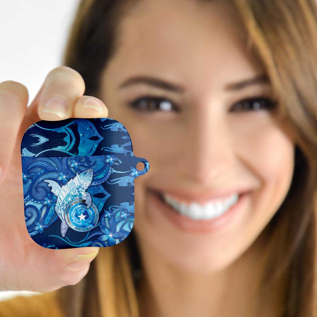 Northern Mariana Islands AirPods Case Galaxy Polynesian Shark Tattoo - Polynesian Pride