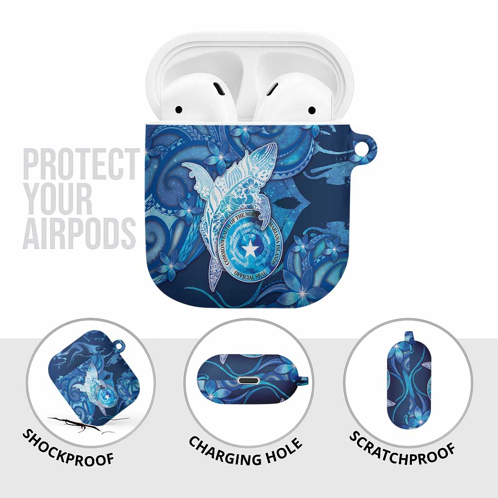 Northern Mariana Islands AirPods Case Galaxy Polynesian Shark Tattoo - Polynesian Pride