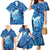 Personalised Northern Mariana Islands Family Matching Mermaid Dress and Hawaiian Shirt Galaxy Polynesian Shark Tattoo - Polynesian Pride