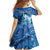 Personalised Northern Mariana Islands Family Matching Short Sleeve Bodycon Dress and Hawaiian Shirt Galaxy Polynesian Shark Tattoo - Polynesian Pride