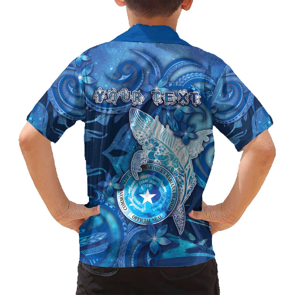 Personalised Northern Mariana Islands Family Matching Summer Maxi Dress and Hawaiian Shirt Galaxy Polynesian Shark Tattoo DT05 - Polynesian Pride