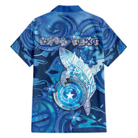 Personalised Northern Mariana Islands Family Matching Summer Maxi Dress and Hawaiian Shirt Galaxy Polynesian Shark Tattoo DT05 - Polynesian Pride