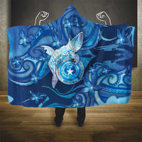 Northern Mariana Islands Hooded Blanket Galaxy Polynesian Shark Tattoo - Polynesian Pride