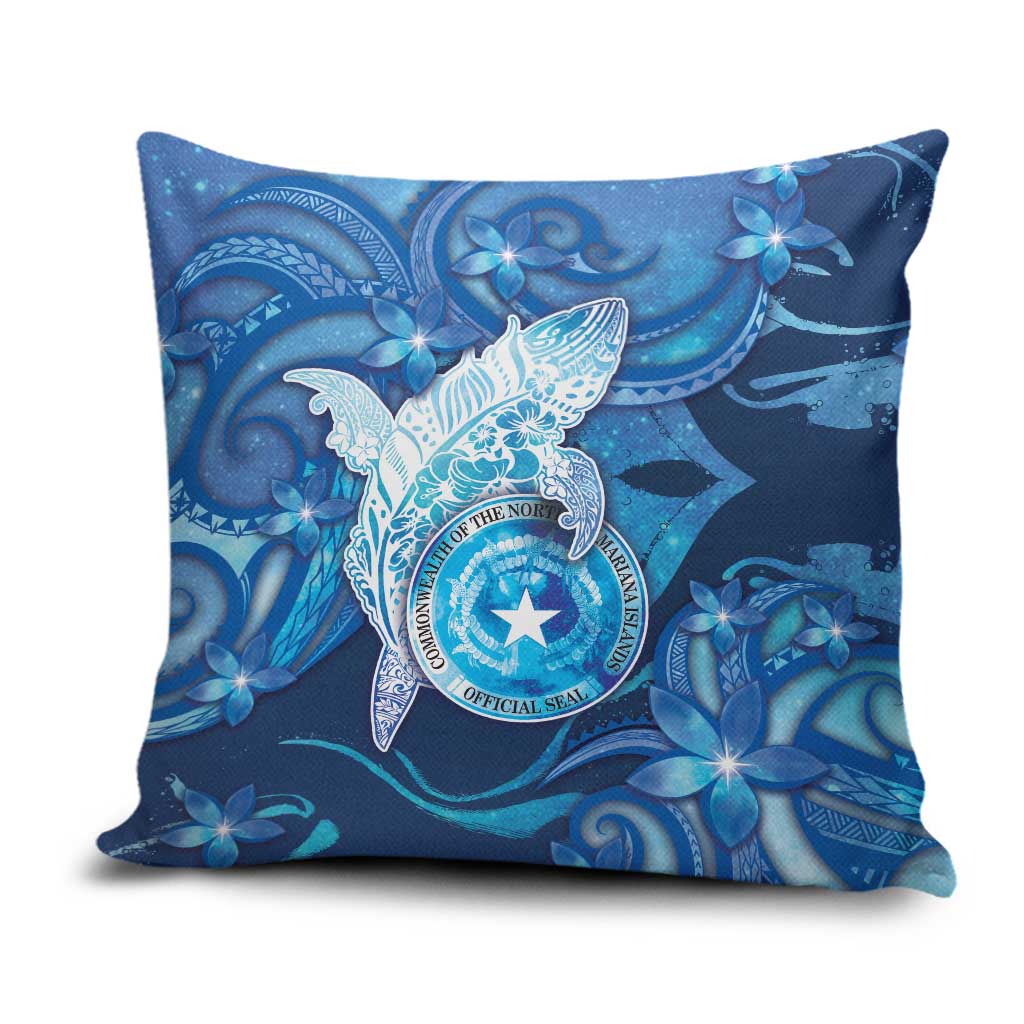 Northern Mariana Islands Pillow Cover Galaxy Polynesian Shark Tattoo - Polynesian Pride