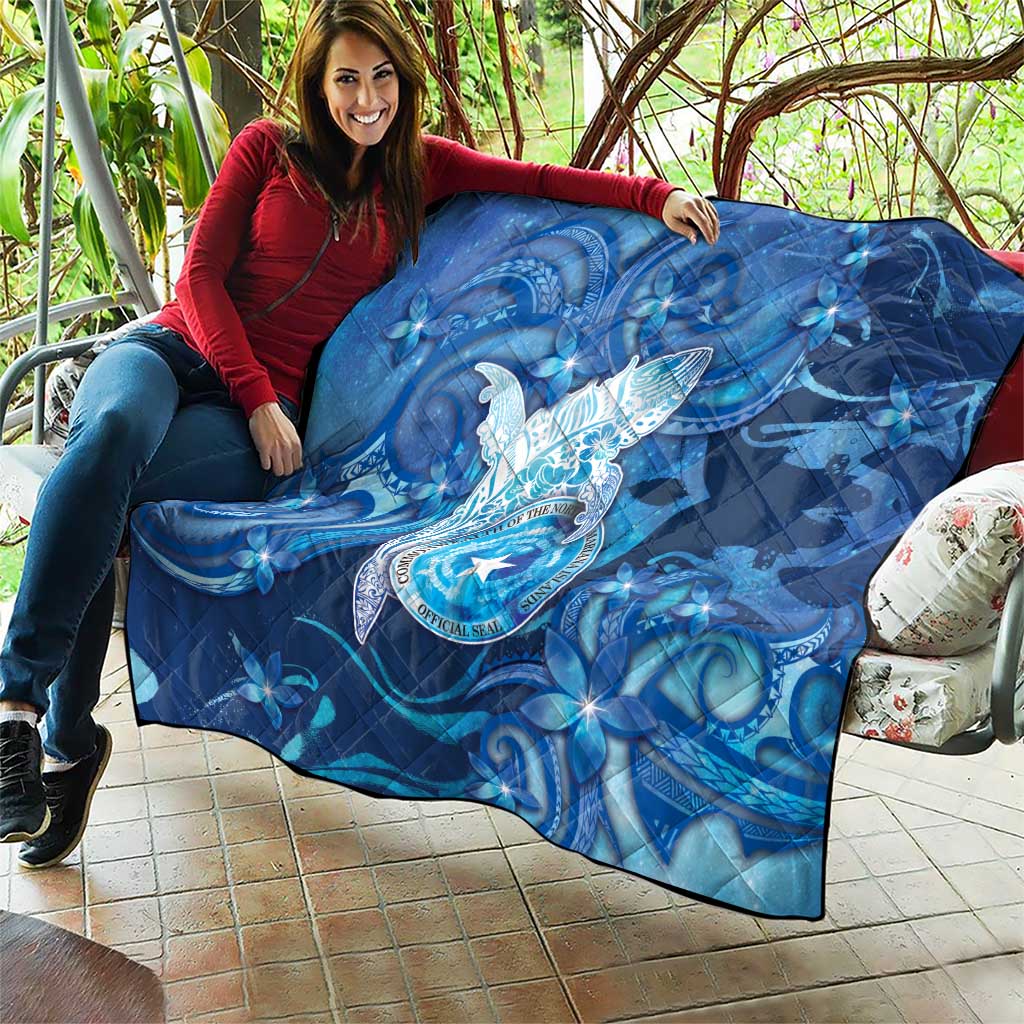 Northern Mariana Islands Quilt Galaxy Polynesian Shark Tattoo - Polynesian Pride