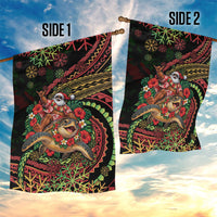 Hawaii Christmas Garden Flag Aloha Santa Riding Honu DT05 - Polynesian Pride