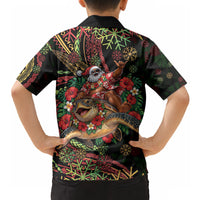 Hawaii Christmas Hawaiian Shirt Aloha Santa Riding Honu DT05 - Polynesian Pride