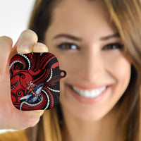 Tonga Christmas AirPods Case Santa Riding Humpback Whale DT05 - Polynesian Pride