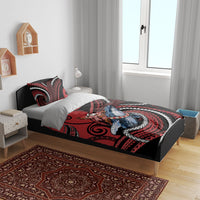 Tonga Christmas Bedding Set Santa Riding Humpback Whale DT05 - Polynesian Pride