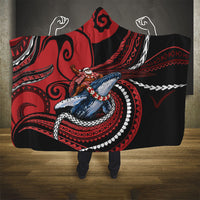 Tonga Christmas Hooded Blanket Santa Riding Humpback Whale DT05 - Polynesian Pride