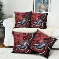 Tonga Christmas Pillow Cover Santa Riding Humpback Whale DT05 - Polynesian Pride