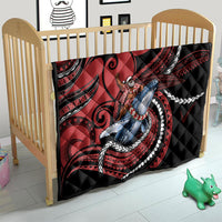 Tonga Christmas Quilt Santa Riding Humpback Whale DT05 - Polynesian Pride