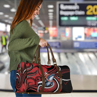 Tonga Christmas Travel Bag Santa Riding Humpback Whale DT05 - Polynesian Pride
