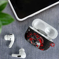 Hawaiian And Japanese AirPods Case Aloha Koi Fish Palaka Patterns - Polynesian Pride