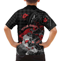 Personalised Hawaiian And Japanese Family Matching Short Sleeve Bodycon Dress and Hawaiian Shirt Aloha Koi Fish Palaka Patterns DT05 - Polynesian Pride